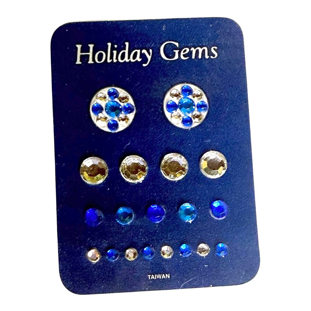 American Girl Doll Jewels Earrings Twilight Accessories Stick On Holiday Gem New
